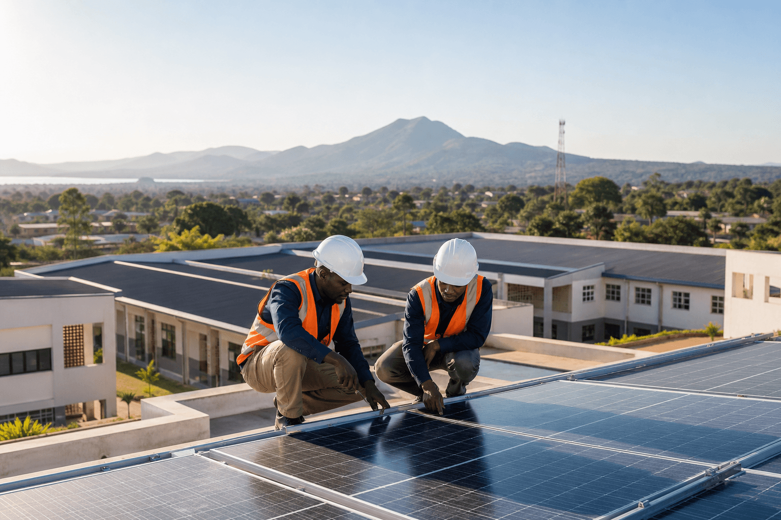 Solar installation at an institutional environment